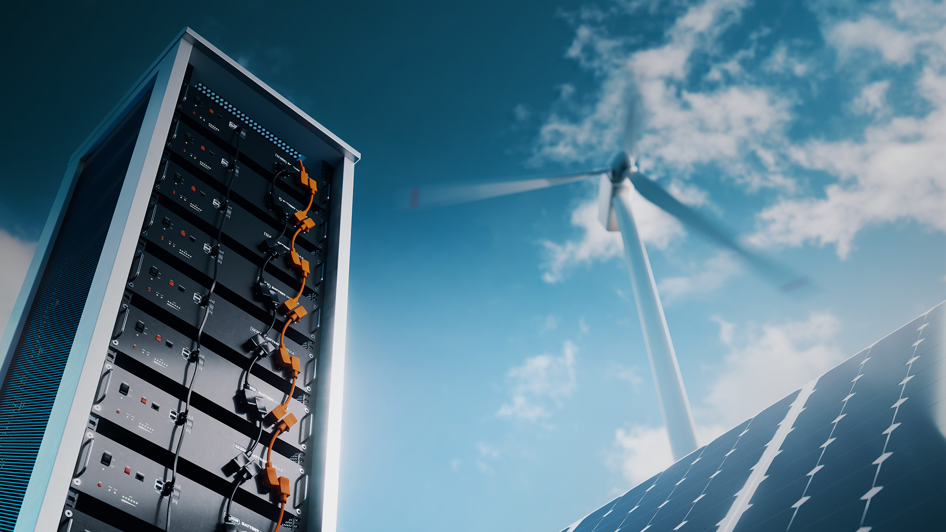 ألواح شمسية وأنظمة إنارة — Solar panels and lighting systems